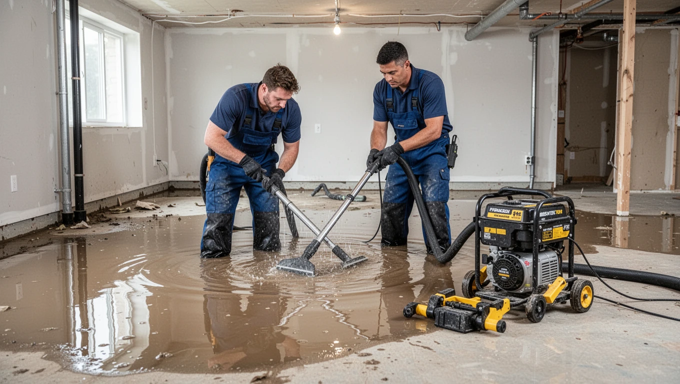 Flooded Basement Cleanup